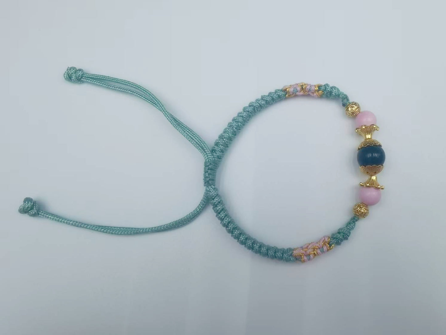 blue apatite queen conch shell crystal bracelet